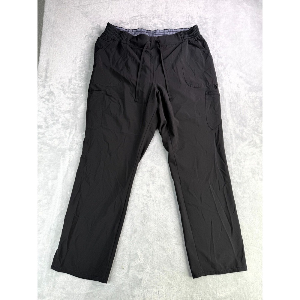 Scrubstar Antimicrobial Premium Performance Scrub Pants Womens XL Black Medical